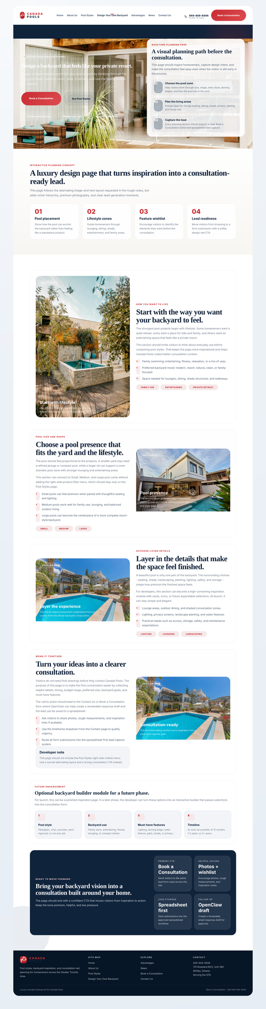 Approved Canada Pools Design Your Own Backyard mockup